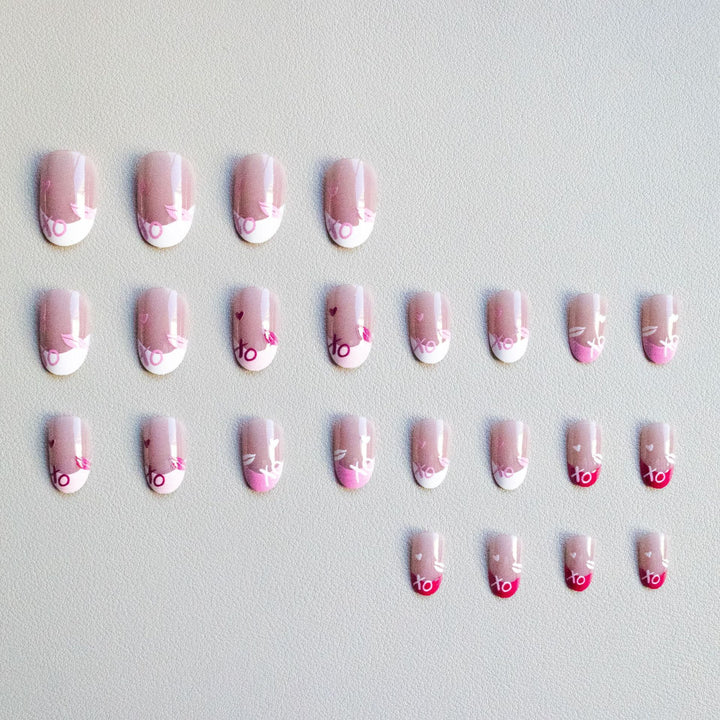 Herz-Themen-Gel-Nagelkunst-Set