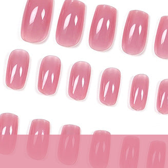 Elegante quadratische Gel-Nagelverstärkungen Karnz