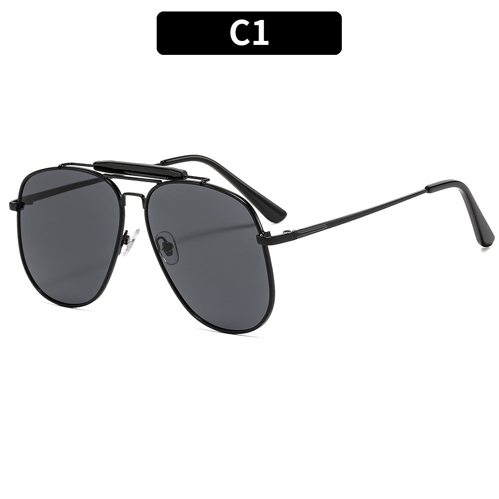 Stylische Retro-Pilotensonnenbrille