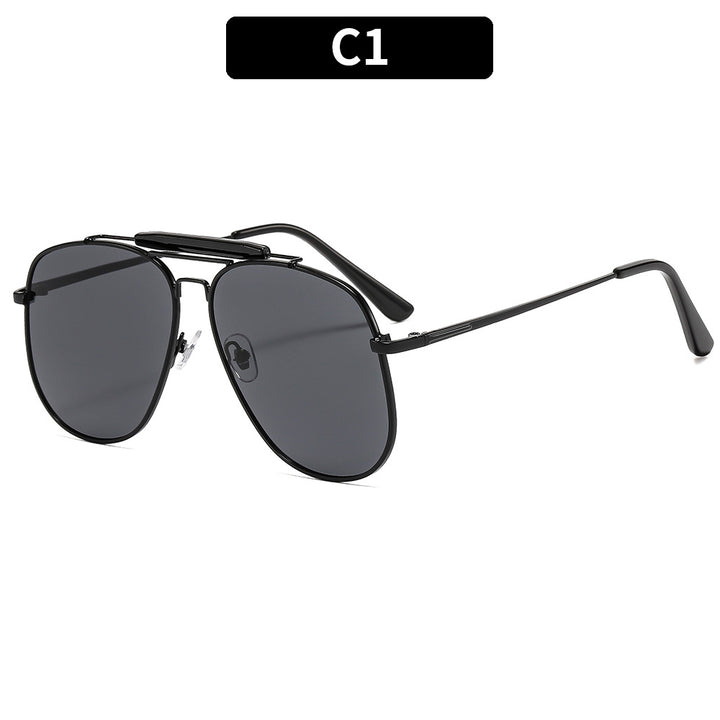 Stylische Retro-Pilotensonnenbrille