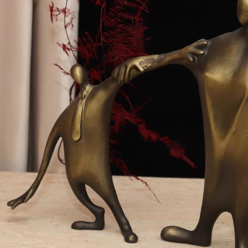 Elegante abstrakte figurative Skulptur