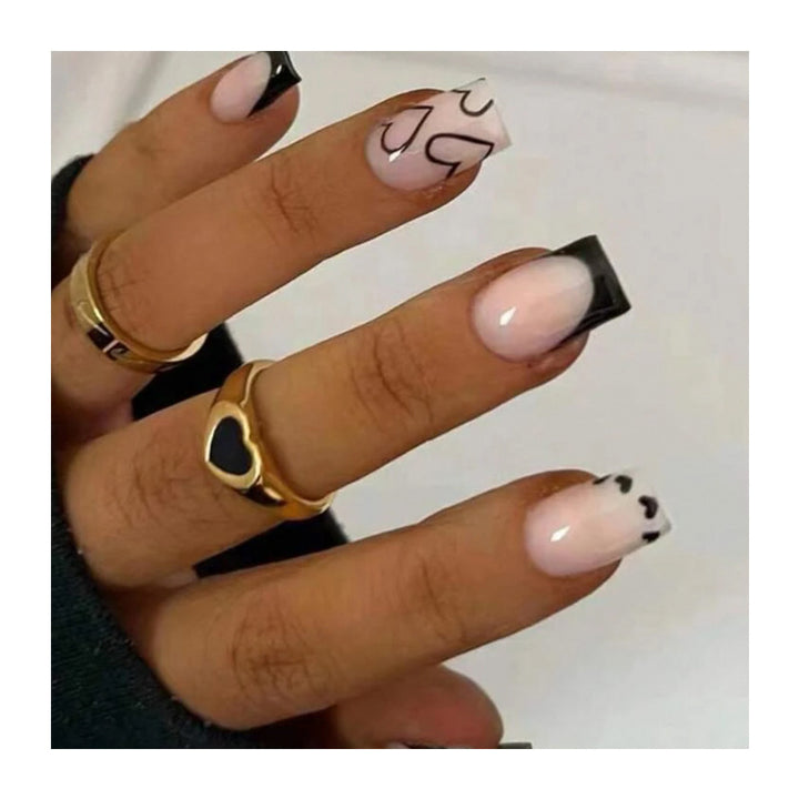 Herz-Design Nagelkunst