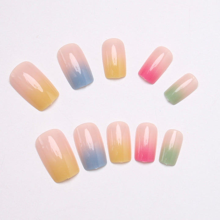 Ombre Gradient Press-On Nägel Karnz