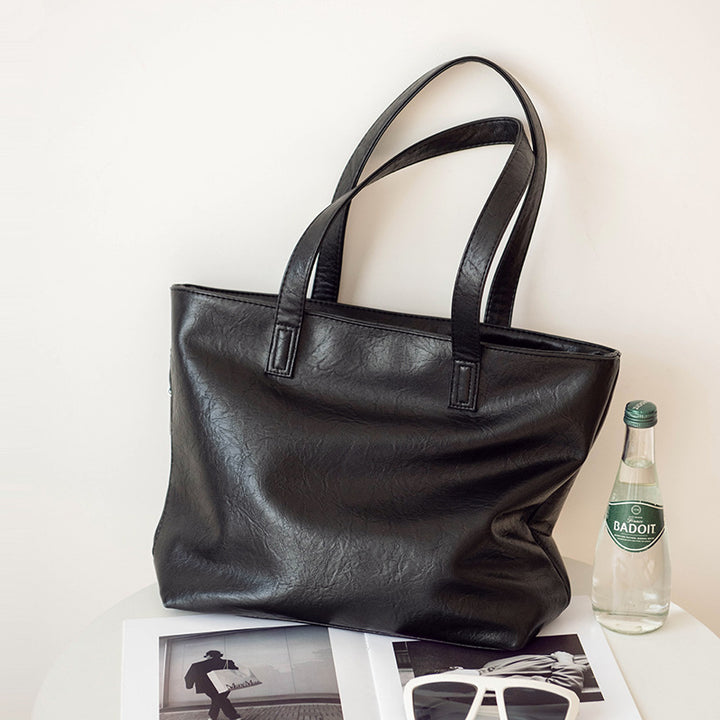 Luxuriöse Leder Tote Bag Karnz