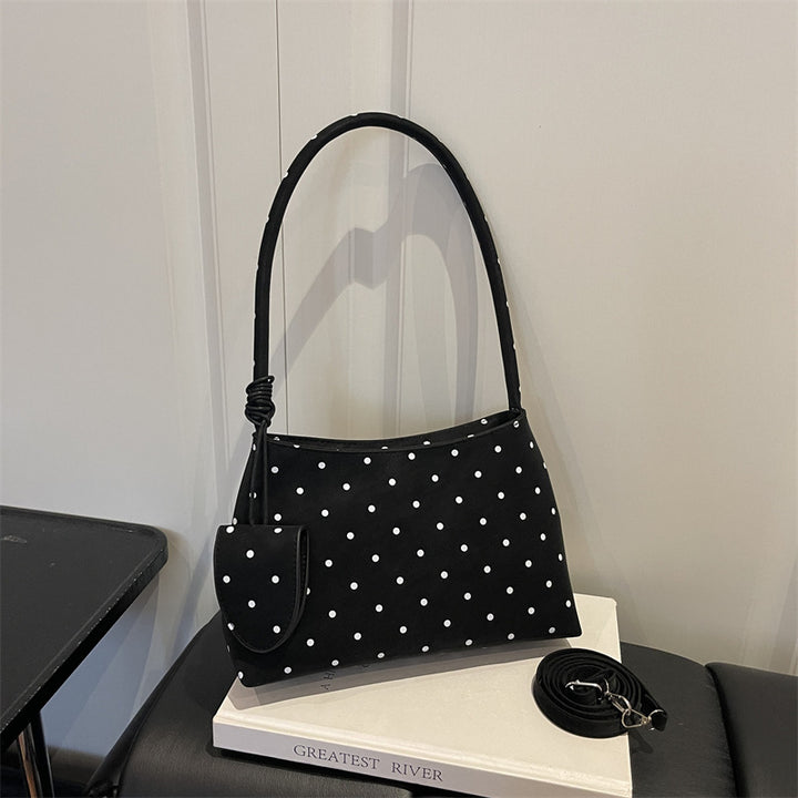Polka Dot Schulter Handtasche