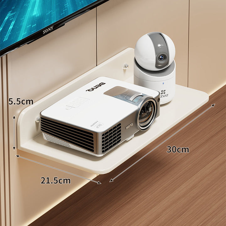 Wandmontage Schwebendes AV-Regal für Projektor und Router