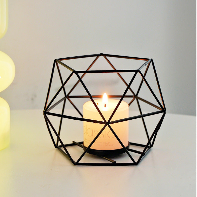 Geometrischer Kerzenhalter Karnz