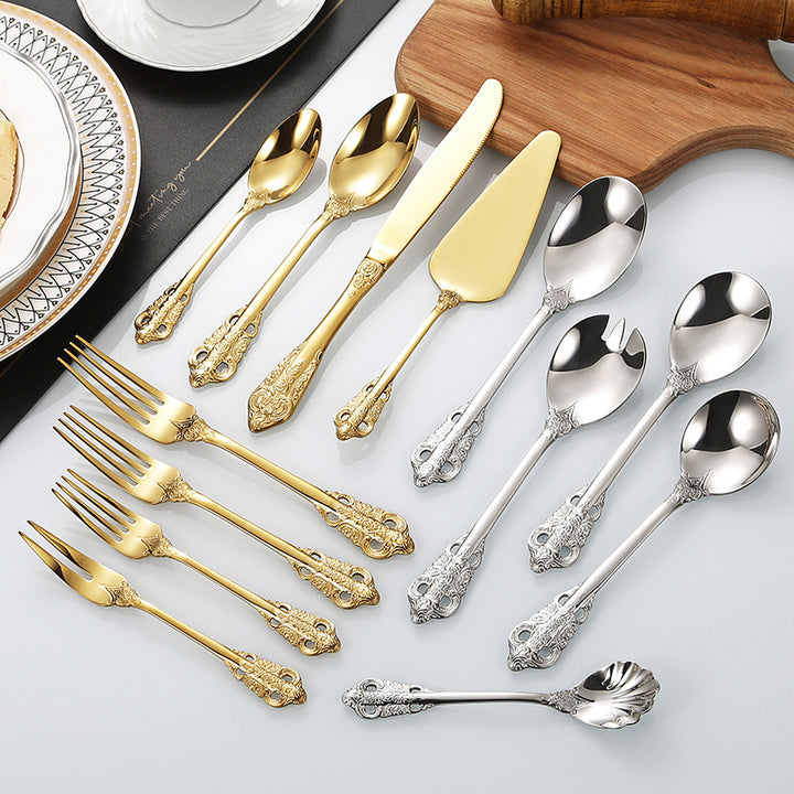 Elegante Fischgabel mit Kunstvollem Griffdesign Karnz