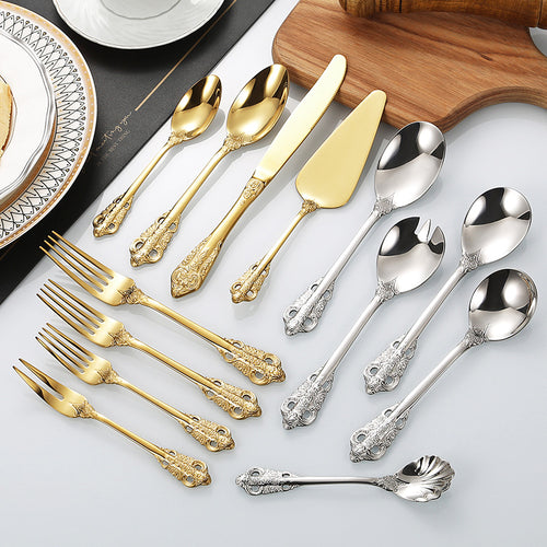 Elegante Fischgabel mit Kunstvollem Griffdesign Karnz
