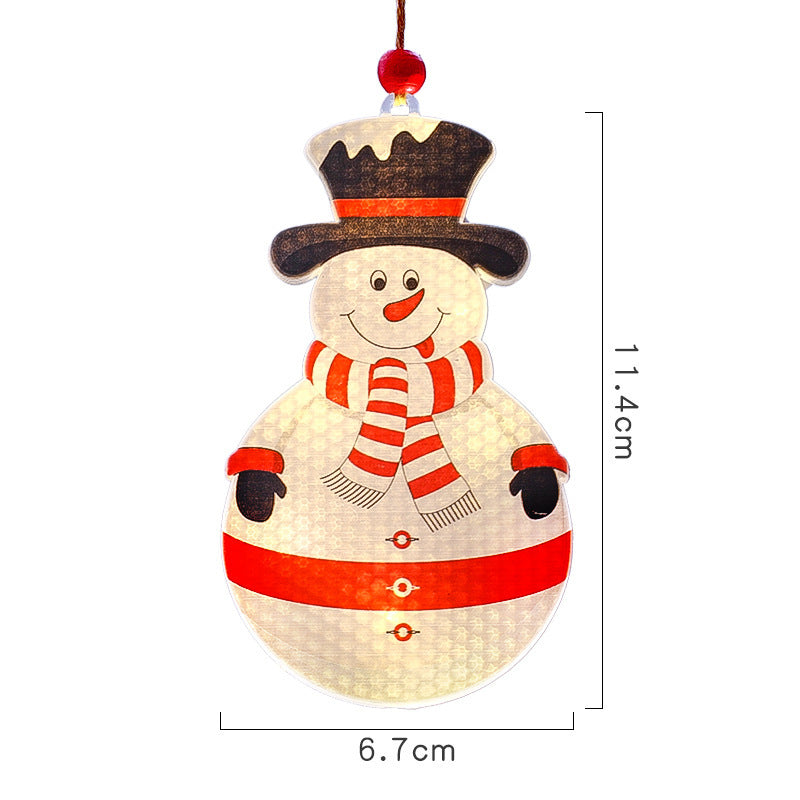 Beleuchtete Schneemann Dekorationsschale