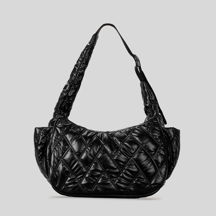 Gepolsterte Metallische Handtasche
