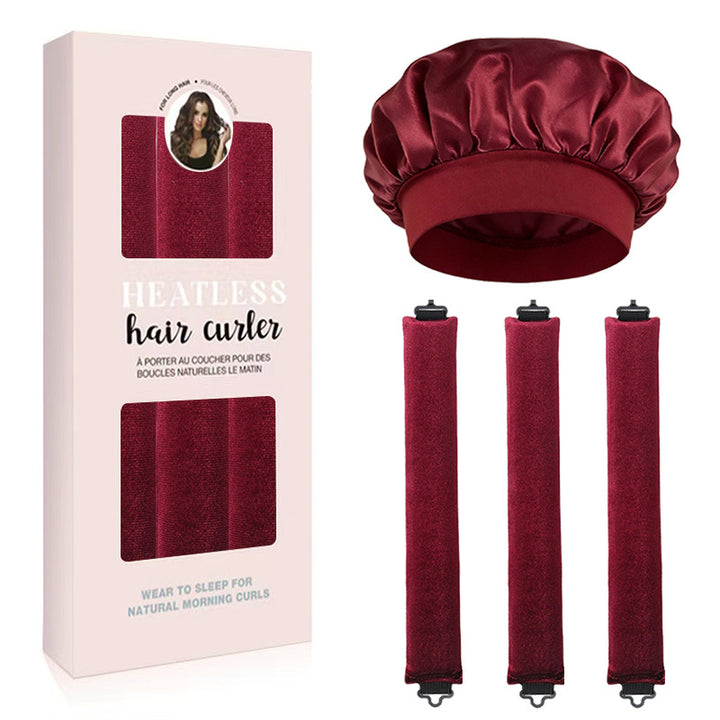 Satin Schlafmütze und Haarknäuel