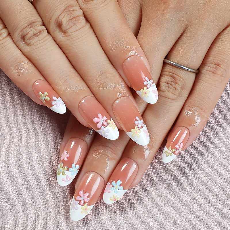Dekoratives Floral Press-On Nagelkunstset 1790738579