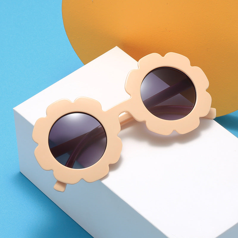 Damen verspielte Blumen-Sonnenbrille mit hoch UV-Schutz Karnz