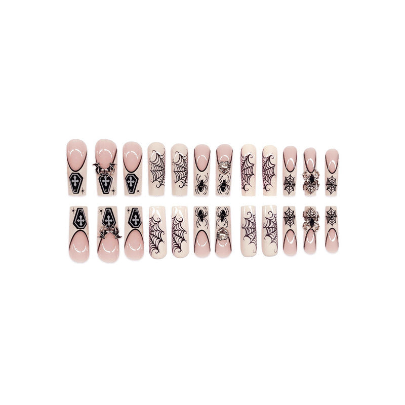 Halloween-Themen Press-On Nail Art Extensions Karnz