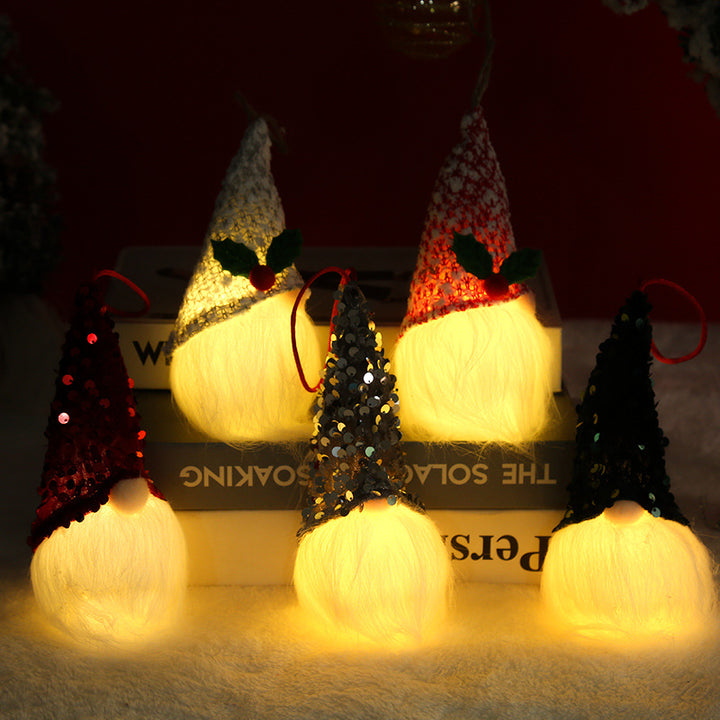 Leuchtende Weihnachts-Hängefigur Karnz