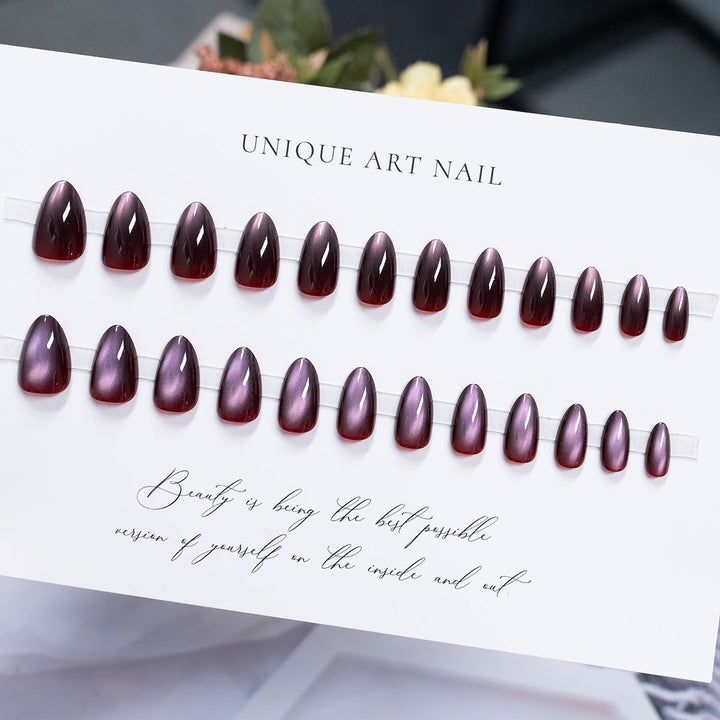 Wunderschönes langes Stiletto Press-On-Nagelset