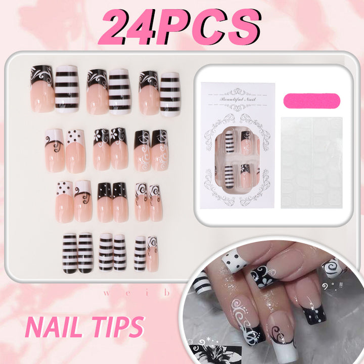 Chic stilisierte Press-On Nagelspitzen Karnz