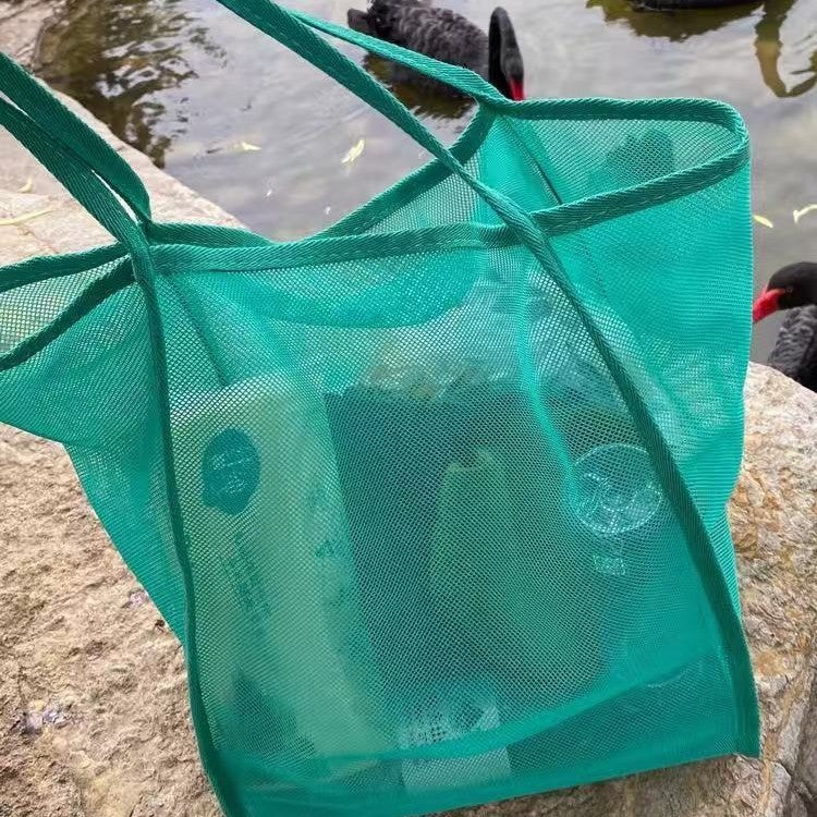 Unisex Atmungsaktive Einkaufstasche aus Netzmaterial Karnz
