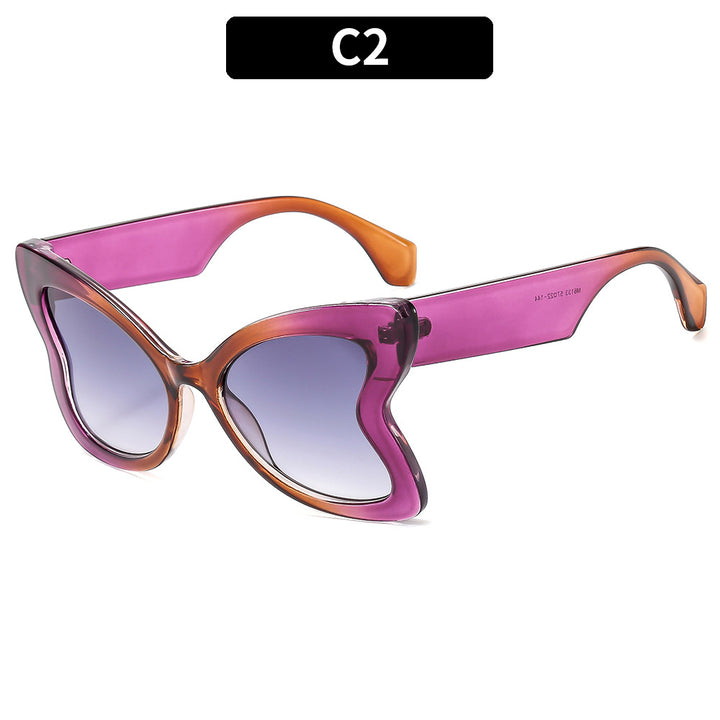 Schmetterlings Cat-Eye Sonnenbrille