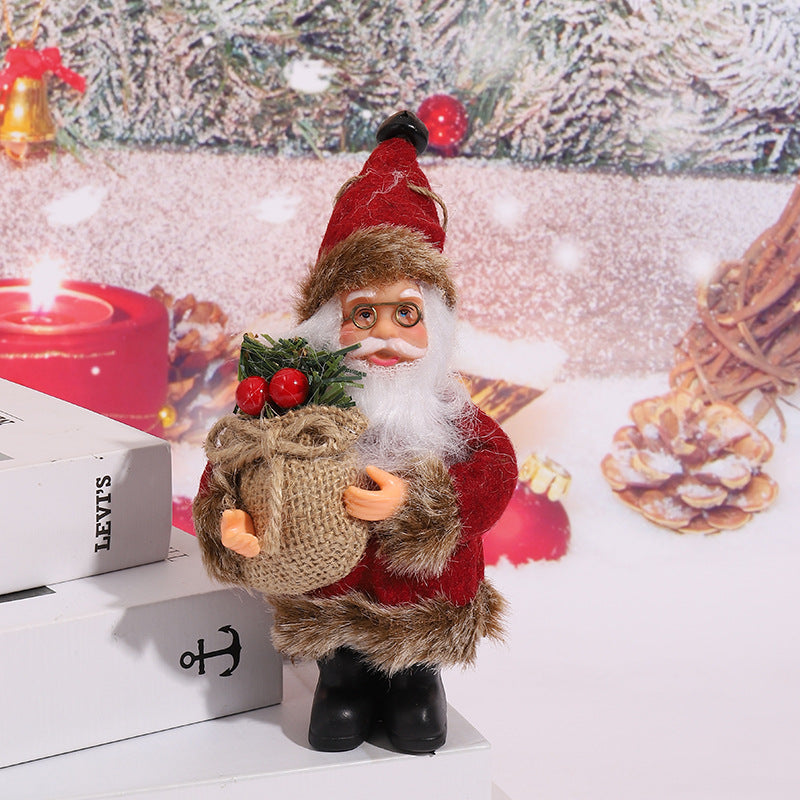 Dekorative Weihnachtsmannfigur mit hochwertiger Detailausarbeitung Karnz