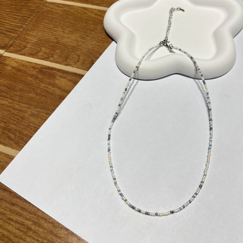 Handgefertigtes Perlen Choker Halsband Karnz