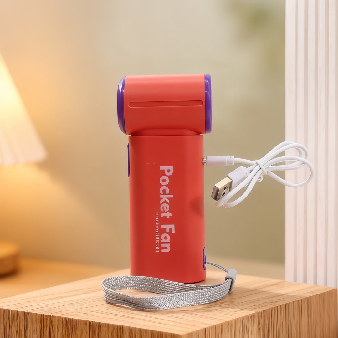 Damen Tragbarer Mini-Ventilator mit leistungsstarkem Akku und kompaktem Design Karnz