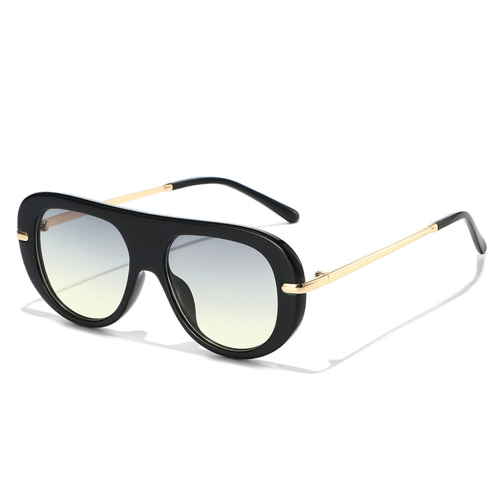 Futuristische Übergroße Shield Sonnenbrille Karnz
