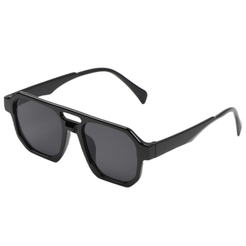 Damen moderne oversized Sonnenbrille mit eckigem Design Karnz