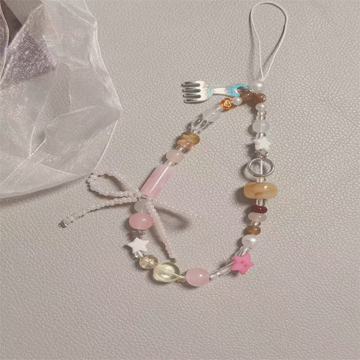 Künstlerischer Perlen Charm Handyband Karnz