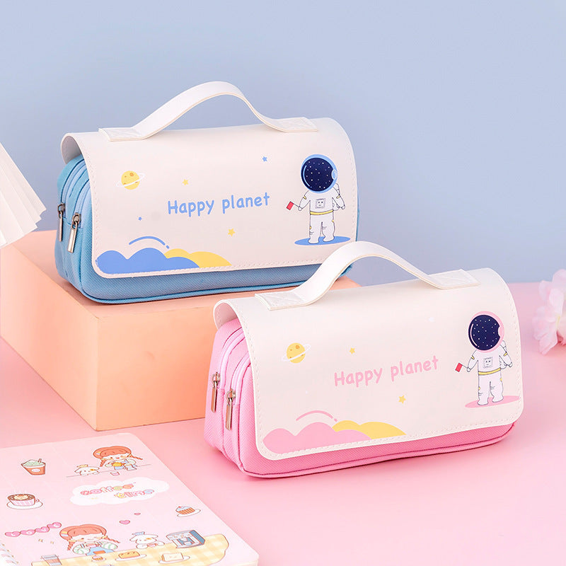 Stylische Astronauten-Themen Federmäppchen Karnz