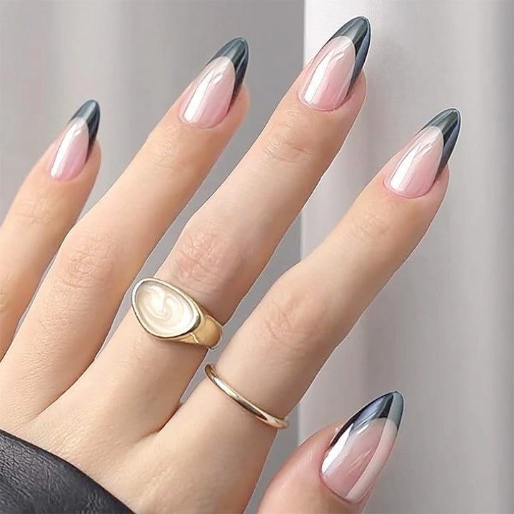 Glamouröse Stiletto Press-On Nägel mit Ombre-Finish Karnz