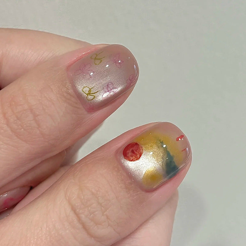 Künstlerische Nagelkunst Press-On Designs Karnz