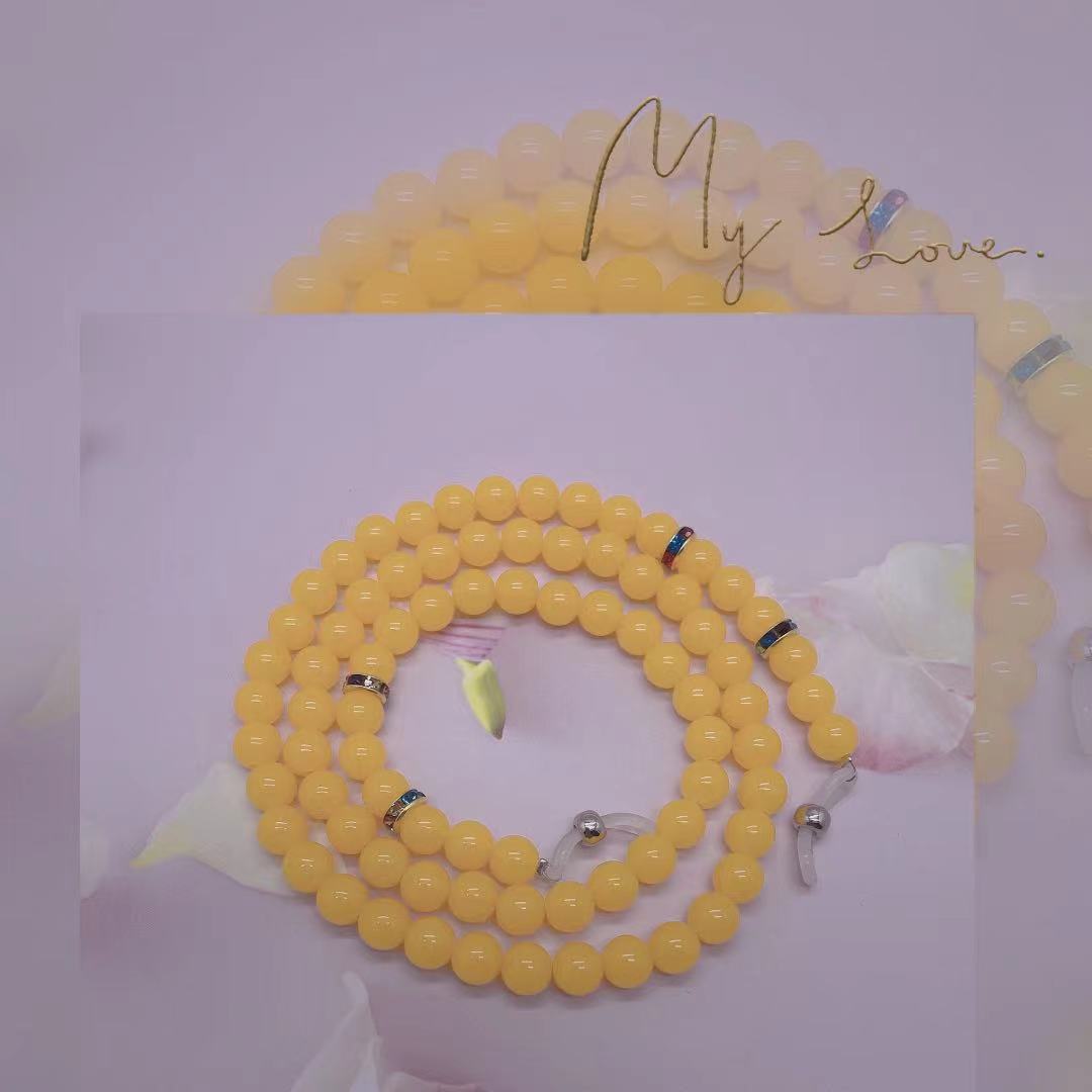 Multi-Strangige Perlenbrille Kette Karnz