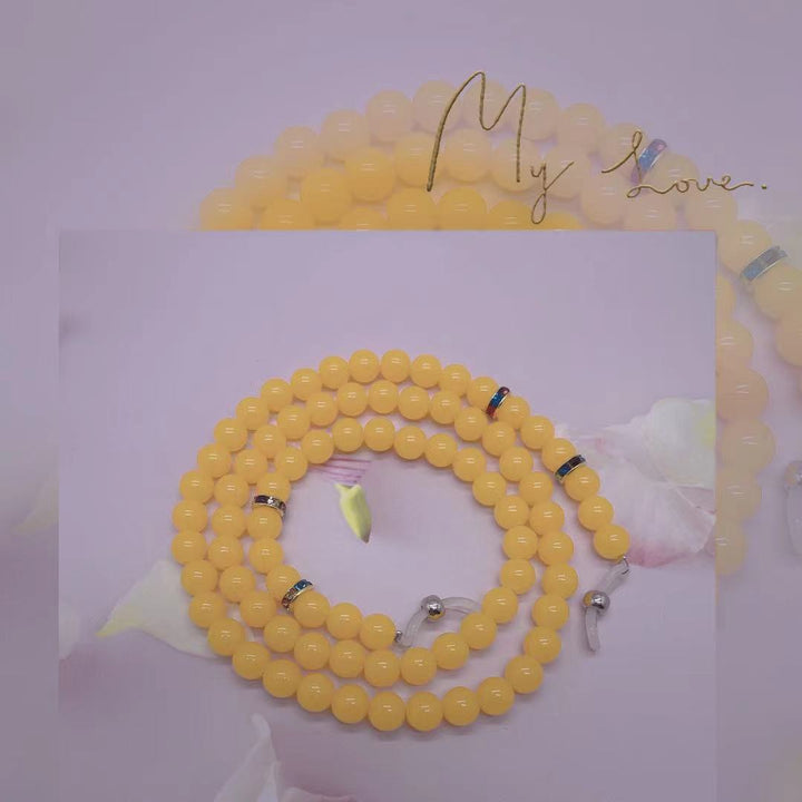 Multi-Strangige Perlenbrille Kette Karnz