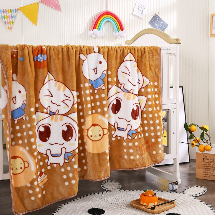Kinder Cartoon Charakter Fleece Decke Karnz