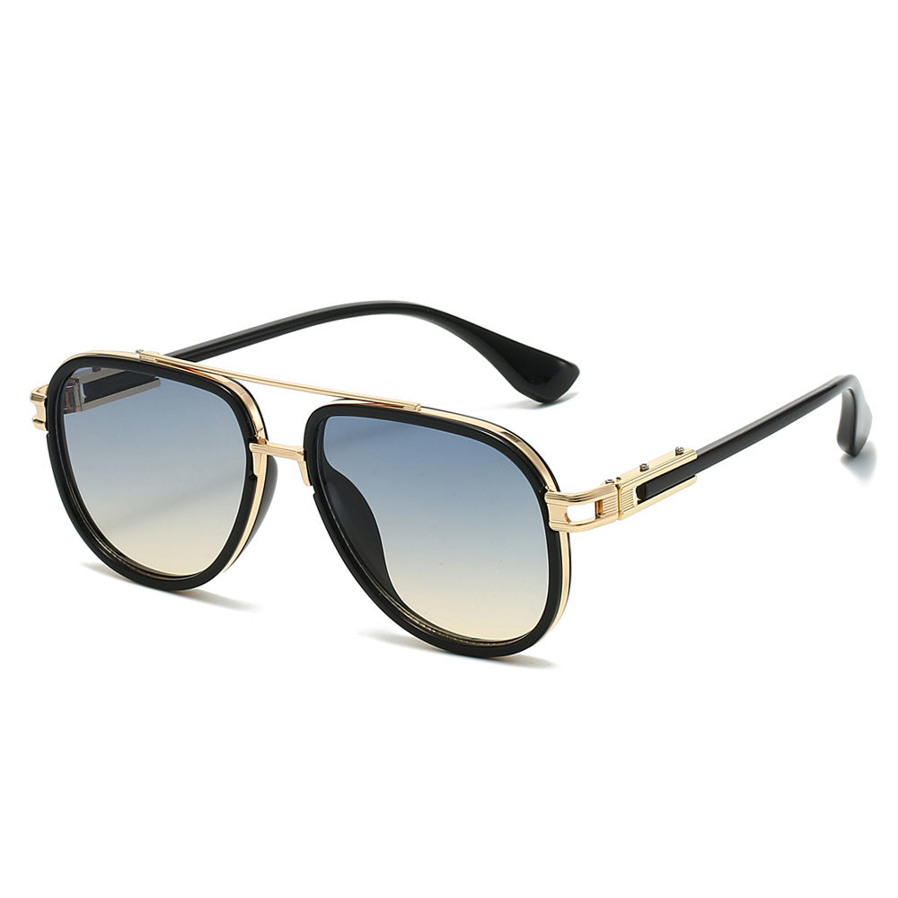 Vintage-inspirierte kräftige geometrische Sonnenbrille Karnz