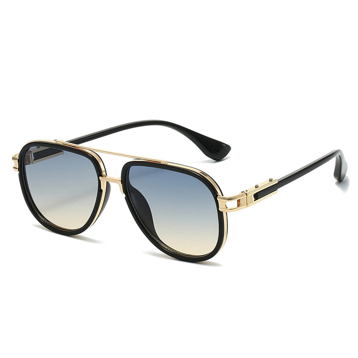Vintage-inspirierte kräftige geometrische Sonnenbrille Karnz