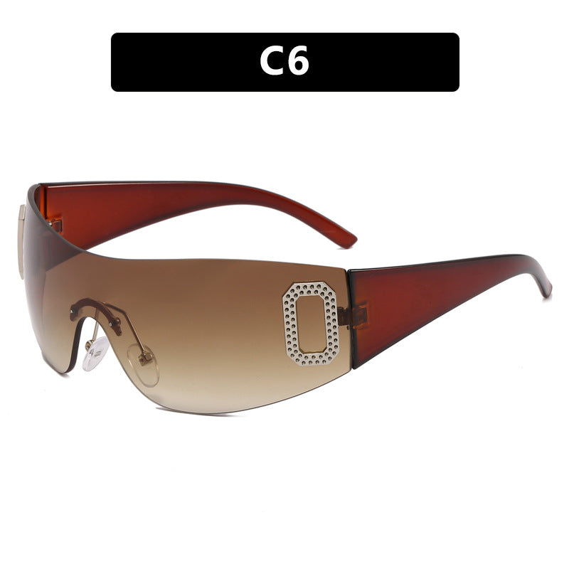 Damen sportliche modische Sonnenbrille mit elegantem Design und UV-Schutz Karnz
