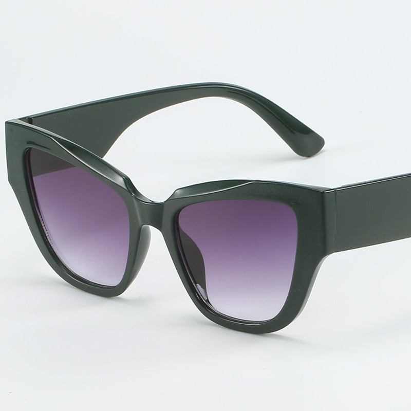Damen Cat-Eye-Sonnenbrille mit extravagantem Leopardenmuster Karnz