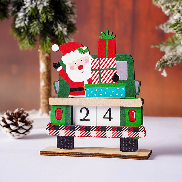 Adventskalender mit Weihnachtsmann-Motiv Karnz