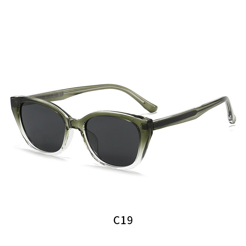 Damen modische Sonnenbrille im Katzenaugen-Stil Karnz