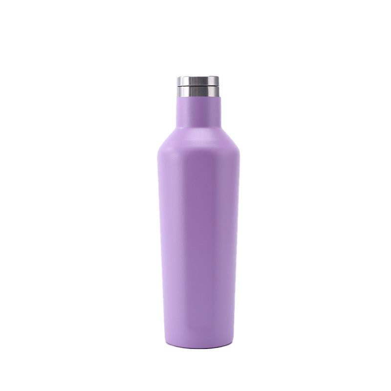 Damen elegante und isolierte Trinkflasche aus Edelstahl Karnz