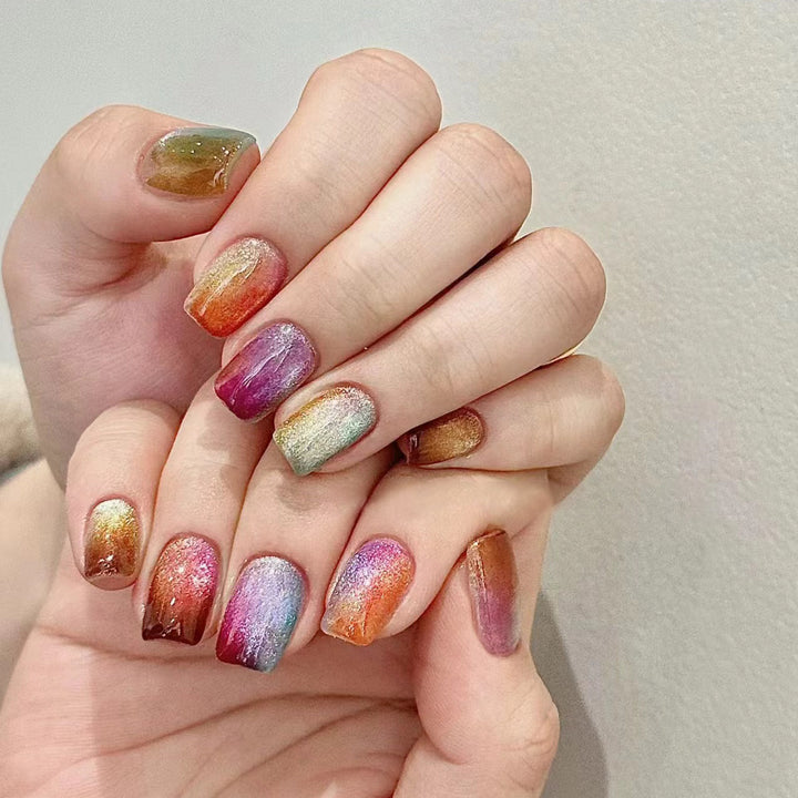 Gradient Shimmer Press-On Nägel Karnz