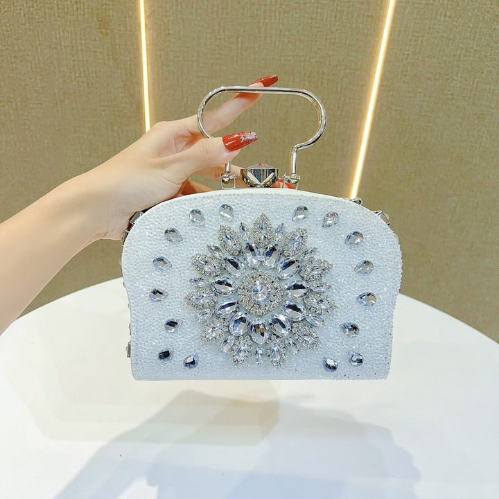 Elegante Perlen Abendtasche