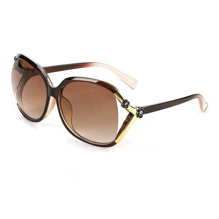 Elegante Übergroße Schmetterlingssonnenbrille Karnz