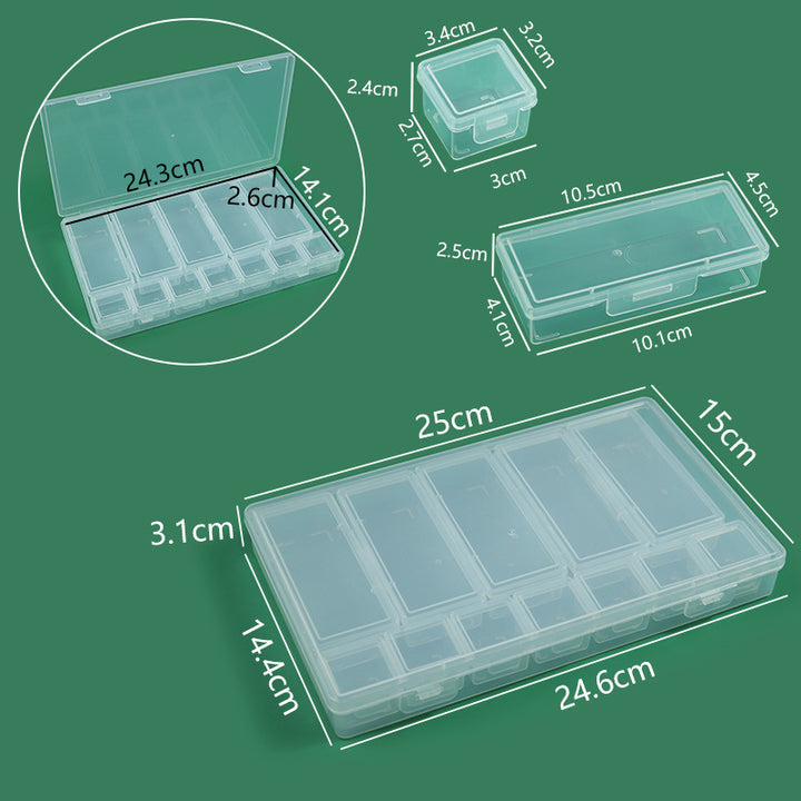 Multi-Compartment Transparente Aufbewahrungsorganisator Karnz