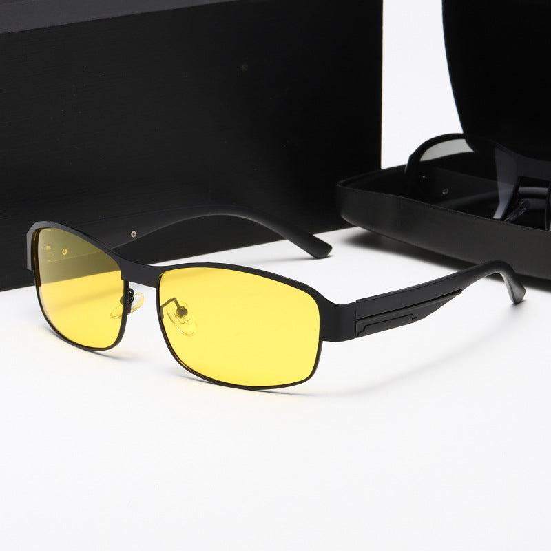 Damen Sportliche Sonnenbrille mit robustem Metallrahmen und polarisierenden Gläsern Karnz
