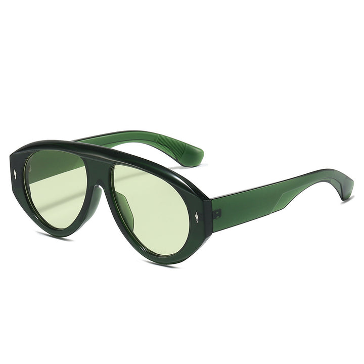Modische skulpturale Sonnenbrille Karnz