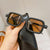 Damen quadratische Sonnenbrille mit auffälligem und modernem Design Karnz